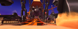 Course menu background in Mario Kart Arcade GP DX
