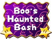 Board logo for Boo's Haunted Bash in Mario Party 4