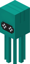 Glow Squid from the Mario Minecraft texture pack