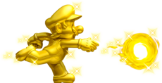 Gold Mario/Silver Luigi (New, Gold Flower required)