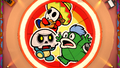 The Canned-Food Par-tay Trio as depicted in Ring Scramble Level 1 of Shy Guys Finish Last