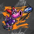 Birdo, shown as an option in an opinion poll on Mario Strikers: Battle League opponents who were added to the game through software updates