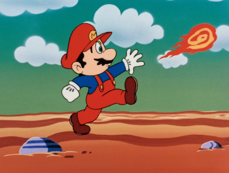 File:Peach-hime Kyushutsu Fire Mario.png