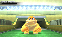 Boom Boom appearing in Road to Superstar mode of Mario Sports Superstars