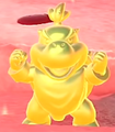 Bowser Jr. turned into his gold form.