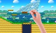 Super Mario Maker stage in Super Smash Bros. for Nintendo 3DS.