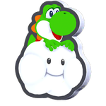 Cloud Yoshi Standee from Super Mario Bros. Wonder
