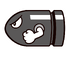 Sticker of Bullet Bill from Mario Party Superstars