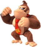 Artwork of Donkey Kong in Super Mario Party (also used in Mario Kart Tour)
