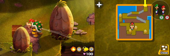 Ninth block in Cavi Cape of Mario & Luigi: Bowser's Inside Story + Bowser Jr.'s Journey.