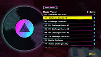 The disc for the song "Challenge Course #4" in Donkey Kong Bananza