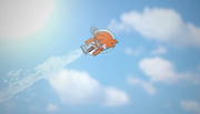 Penny practicing the Jet Tank One