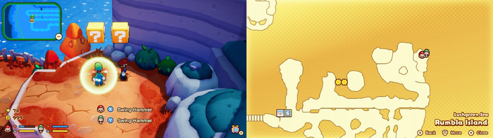 ? blocks 19-20 in Rumbla Island from Mario & Luigi: Brothership