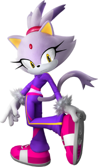 Artwork of Blaze from Mario & Sonic at the Olympic Games.