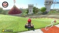 Screenshot of Mario Circuit from Mario Kart 8 as seen in Mario Kart 8 Deluxe