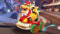 Bowser (Santa) drifting in the Holiday King