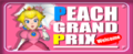 A Peach Grand Prix poster from Mario Kart Wii