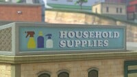 Household Supplies sign in Mario Kart World