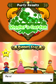 Mario receiving the Running Star in Wiggler's Garden in Mario Party DS