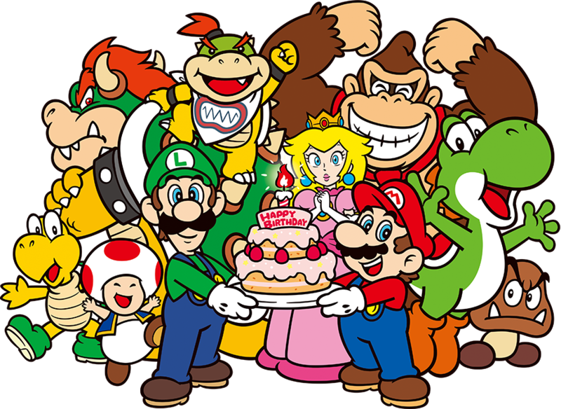 File:Mario and Co.- Birthday Artwork.png