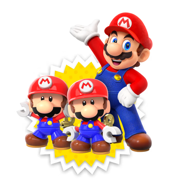 File:MvDK NS Mario and Mini Marios.png
