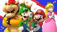My Nintendo Mario Luigi Happy Holidays wallpaper desktop.jpg