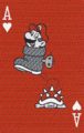 Ace of Hearts Mario Trump card.