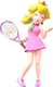Artwork of Princess Peach in Mario Tennis Aces
