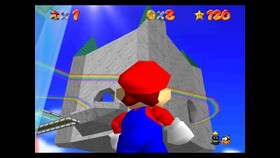 The Cloud House in the Super Mario 3D All-Stars version of Super Mario 64