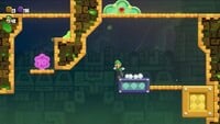The first 10-flower coin in Badge Challenge Grappling Vine I in Super Mario Bros. Wonder