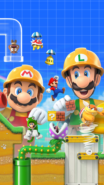 File:SMM2 My Nintendo wallpaper A smartphone.png