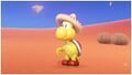 Super Mario Odyssey (Sand Kingdom host of the Koopa Trace-Walking mini-game)