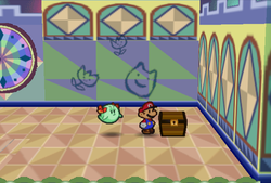 Sixth Treasure Chest in Shy Guy's Toy Box of Paper Mario.