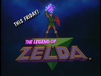 A preview for The Legend of Zelda cartoon.