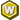 Sprite of the W Emblem badge in Paper Mario: The Thousand-Year Door.