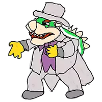 An amiibo drawing in WarioWare Gold