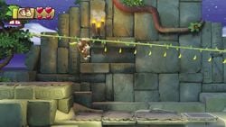 A Zip-Line Vine in Donkey Kong Country: Tropical Freeze