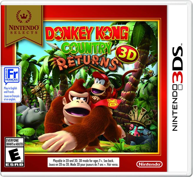 File:Donkey Kong Country Returns 3D Nintendo Selects Canada boxart.jpg