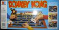 A board game based on the arcade game Donkey Kong. It was manufactured by Milton Bradley in 1982. It is suitable for children between the ages of seven and fourteen. The one in this image is the Dutch language version.