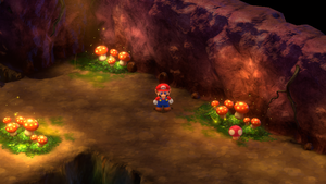 Eleventh Mushroom/Amanita in Forest Maze of Super Mario RPG.