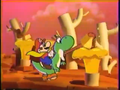 Yoshi's appearance in the commercial