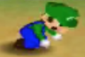 Luigi kneeling