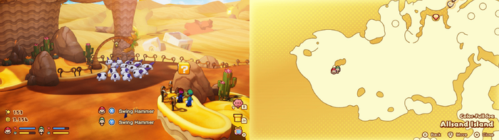 9th block in Allsand Island from Mario & Luigi: Brothership