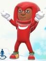 Knuckles costume in Mario & Sonic at the Rio 2016 Olympic Games.