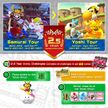 Roadmap showing challenges and rewards during the 2.5 Year Anniversary. Yoshi (Gold Egg), Birdo (White), and N64 Yoshi Valley are teased in the thumbnail for the 2022 Yoshi Tour.