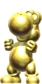 A golden statue of Yoshi from the ending of Step It Up in Mario Party 9
