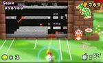 The fifth area of World 1-4 in Super Mario Tennis, a minigame in Mario Tennis Open.