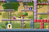 Part 1 of Level 5-2 from the game Mario vs. Donkey Kong.