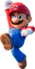Artwork of Mario jumping.