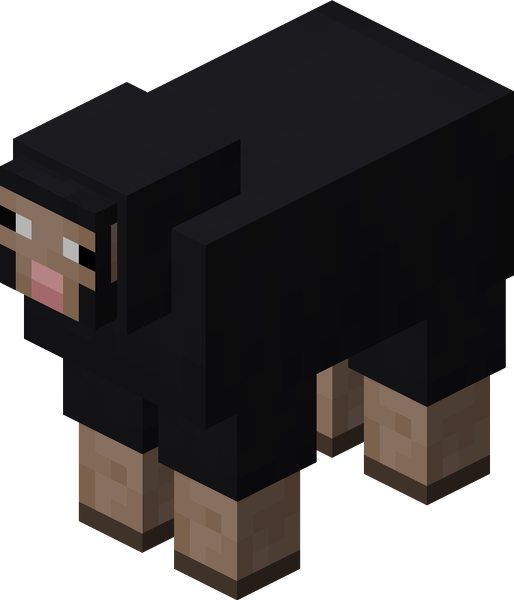 File:Minecraft Sheep Black.png